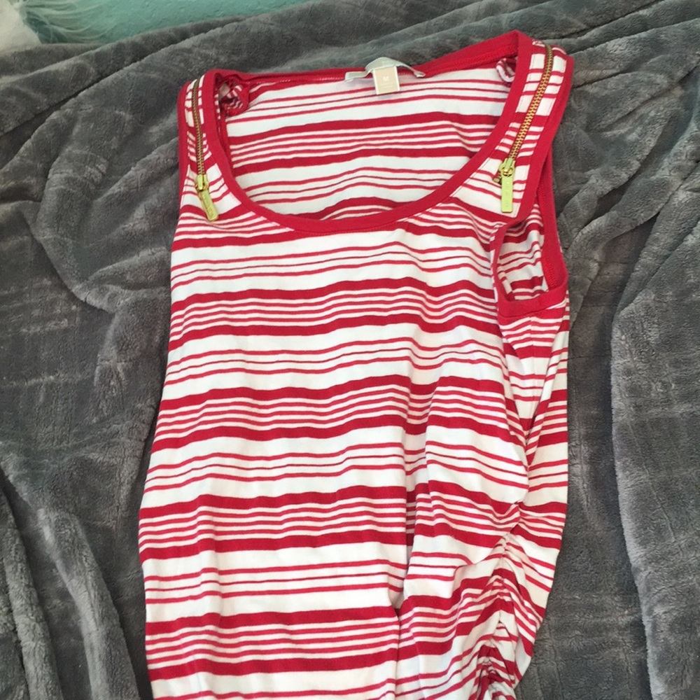 Michael Kors Striped Tank Top